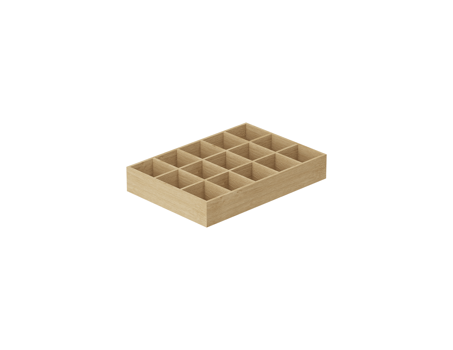 WOODEN BOX WITH DIVIDER