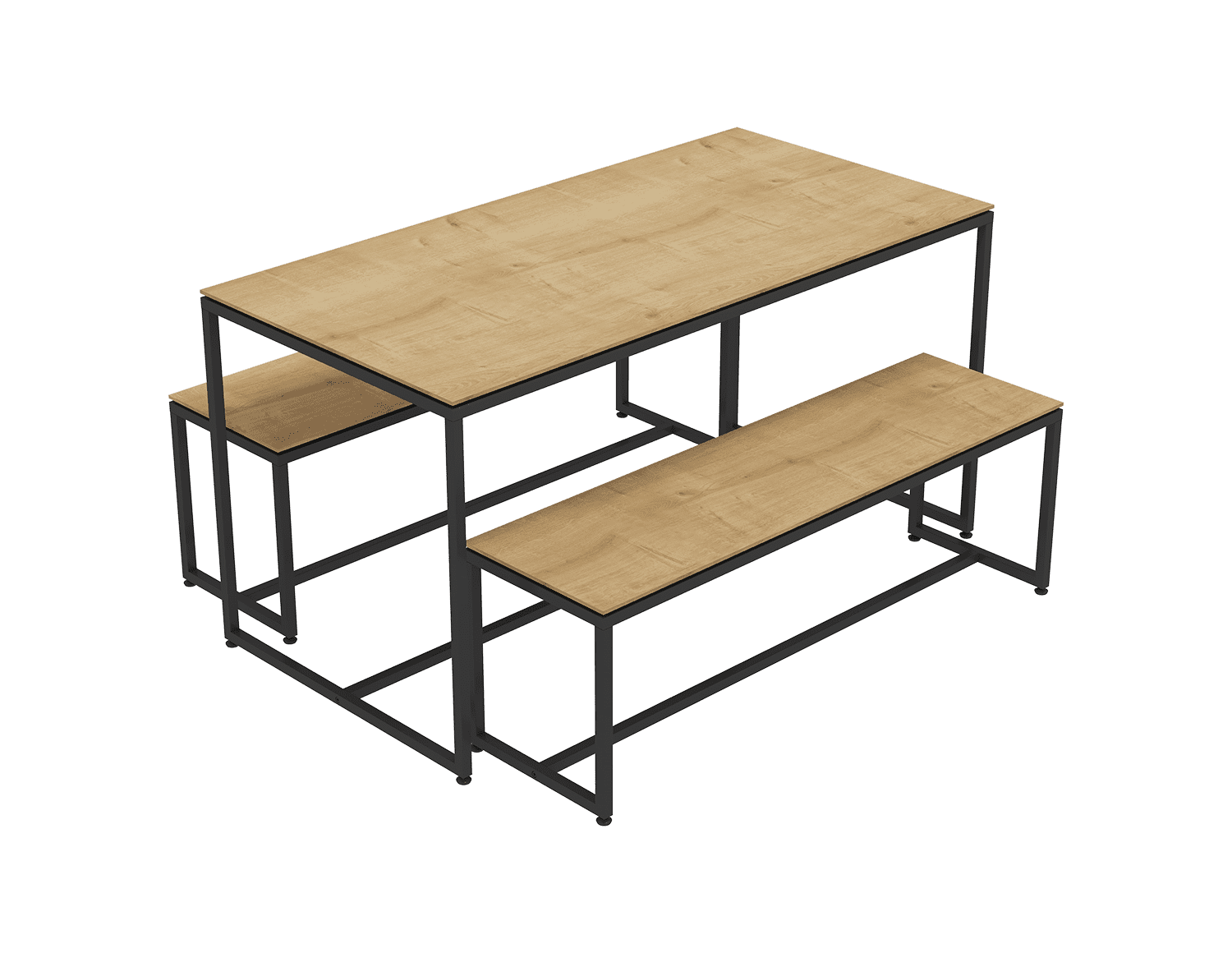 NESTING TABLE WITH 2 SMALL TABLES