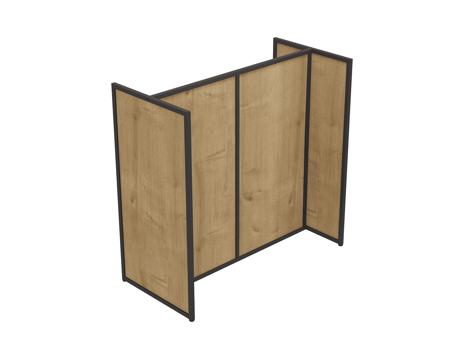 MODULAR STAND WITH WOODEN PANEL