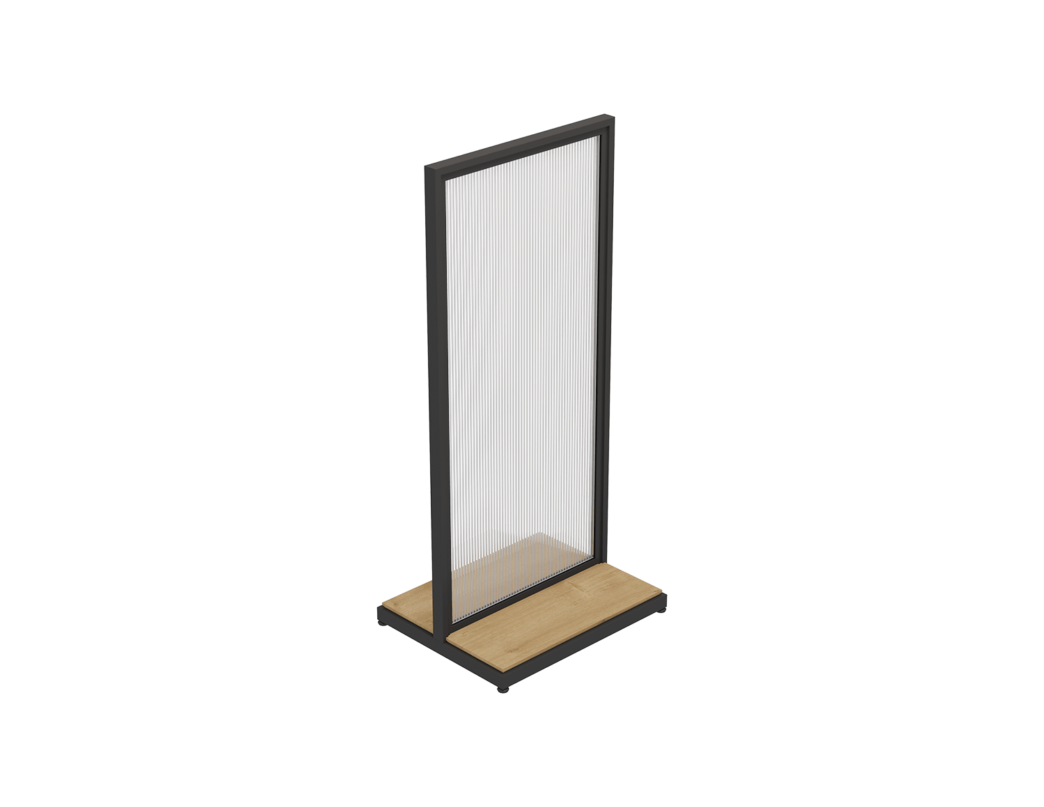 ACCESSORIES DISPLAY STAND WITH POLYCARBON PANEL